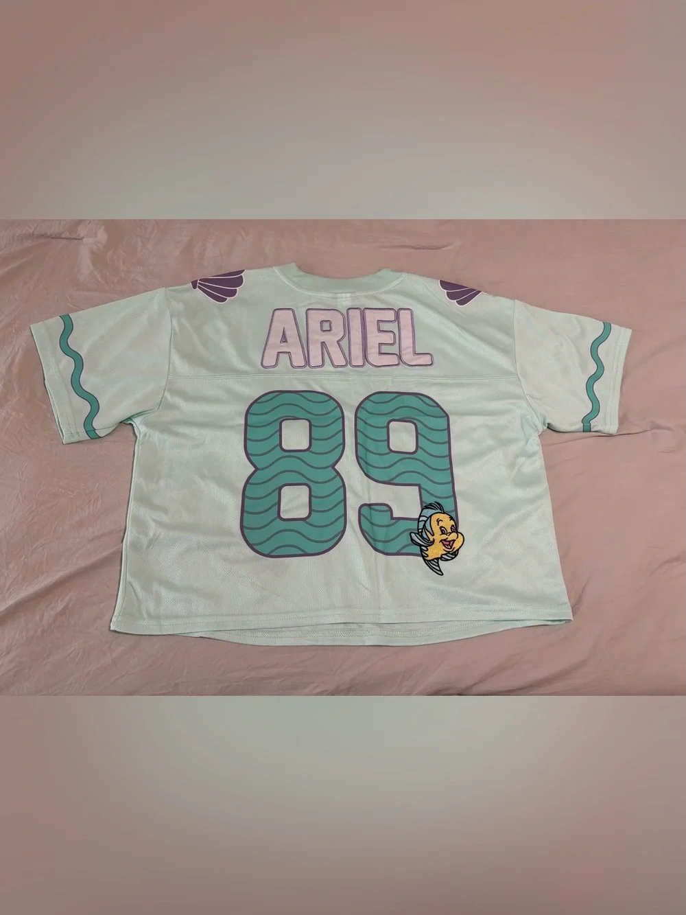 BoxLunch Disney The Little Mermaid Ariel Cropped Jersey